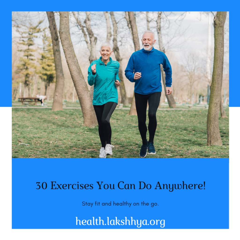 30 excercises you can do anywhere