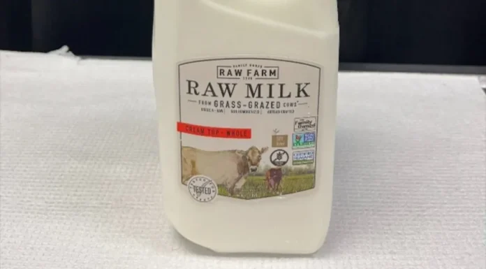 Bird flu has been found in raw milk sold in California Raw Farm's Cream Top - Whole Milk