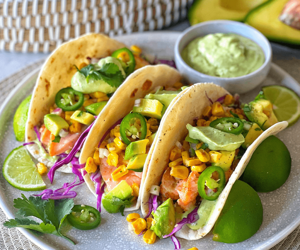 Deliciously Healthy: Salmon Salad Avocado Tacos - Easy Recipe for Every Day